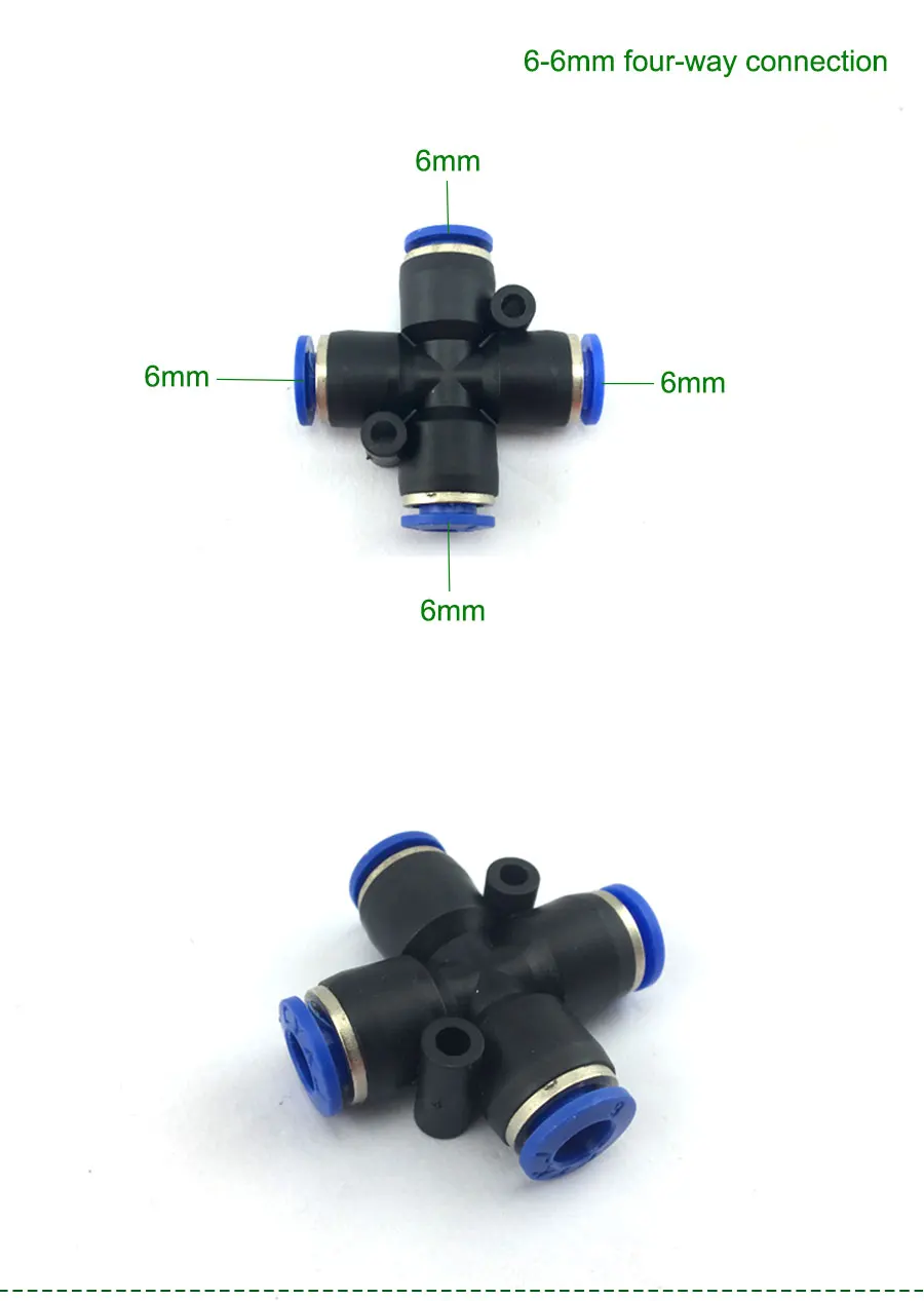 Three-way T-type adapter water pipe plug