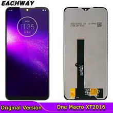 Original para motorola um macro lcd Xt2016-2 display touch screen digitador assembléia peça de reposição para moto um macro exibição