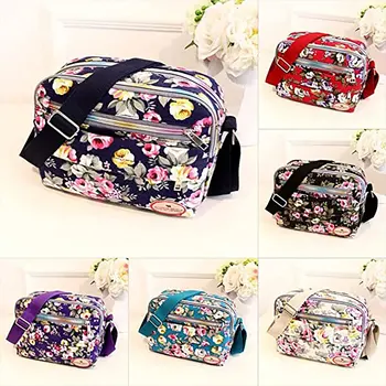 

Women Handbags Printing Canvas Messenger Bag Shoulder Shopper Bag Ladies Summer Cosmetic Bag Crossbody Bag