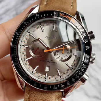 

Classic New Men Automatic Mechanical Speed Racing Luminous Ceramic Bezel Black BLue Grey Sapphire Stainless Steel Watches