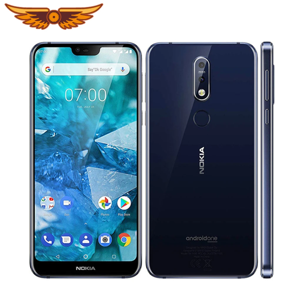 Оригинальный разблокированный смартфон Nokia 7 1 Восьмиядерный экран 5 84 дюйма 3 Гб