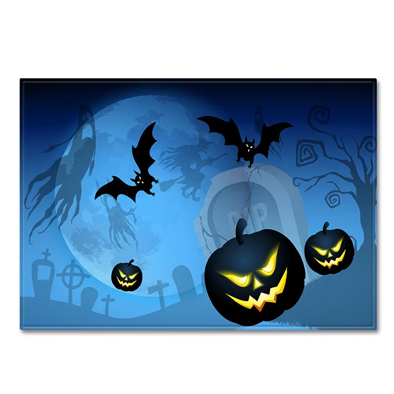 Вечерние коврики для Хэллоуина мягкие фланелевые пены памяти, спальни, большие размеры, ковры для гостиной, домашний декоративный ковер alfombra