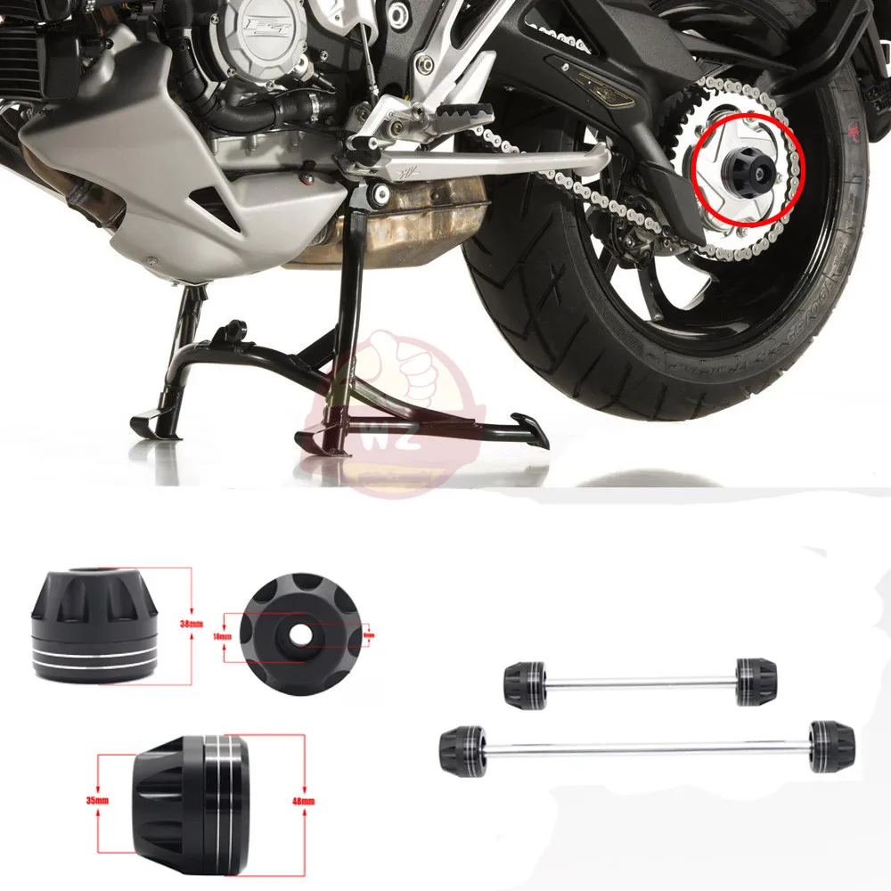 YAMAHA YZF-R3 YZF-R25 MT-03 MT-25 오토바이 CNC 리어 & 프론트 액슬 포크 충돌 슬라이더 휠 프로텍터