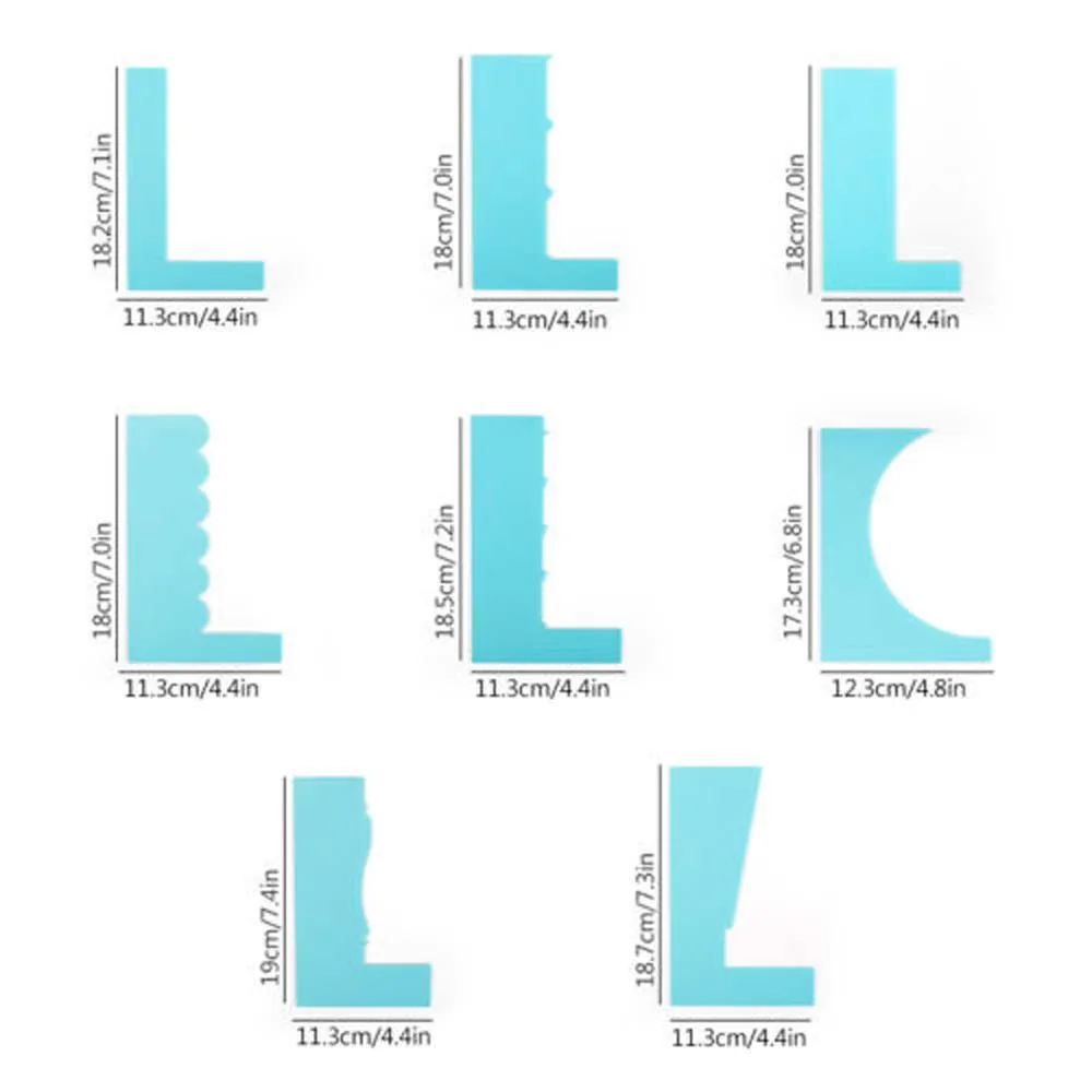 1 шт. скребок для помадной массы мусс крем шпатель край более гладкий кухонный торт форма для печенья инструменты для украшения выпечки Прямая