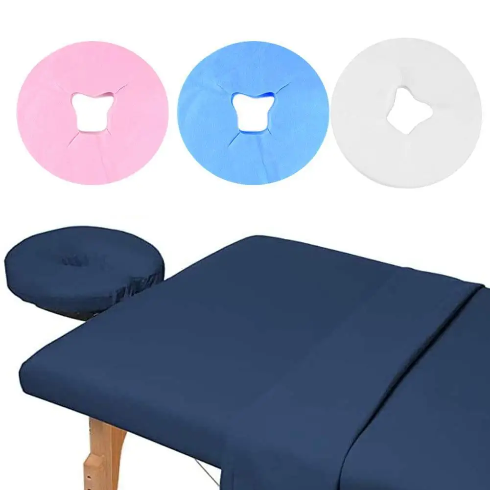 

100pcs Disposable Massage Table Sheets Headrest Pads Face Pillowcase Cushion Cover Massage Face Cradle Table Head Rest Covers