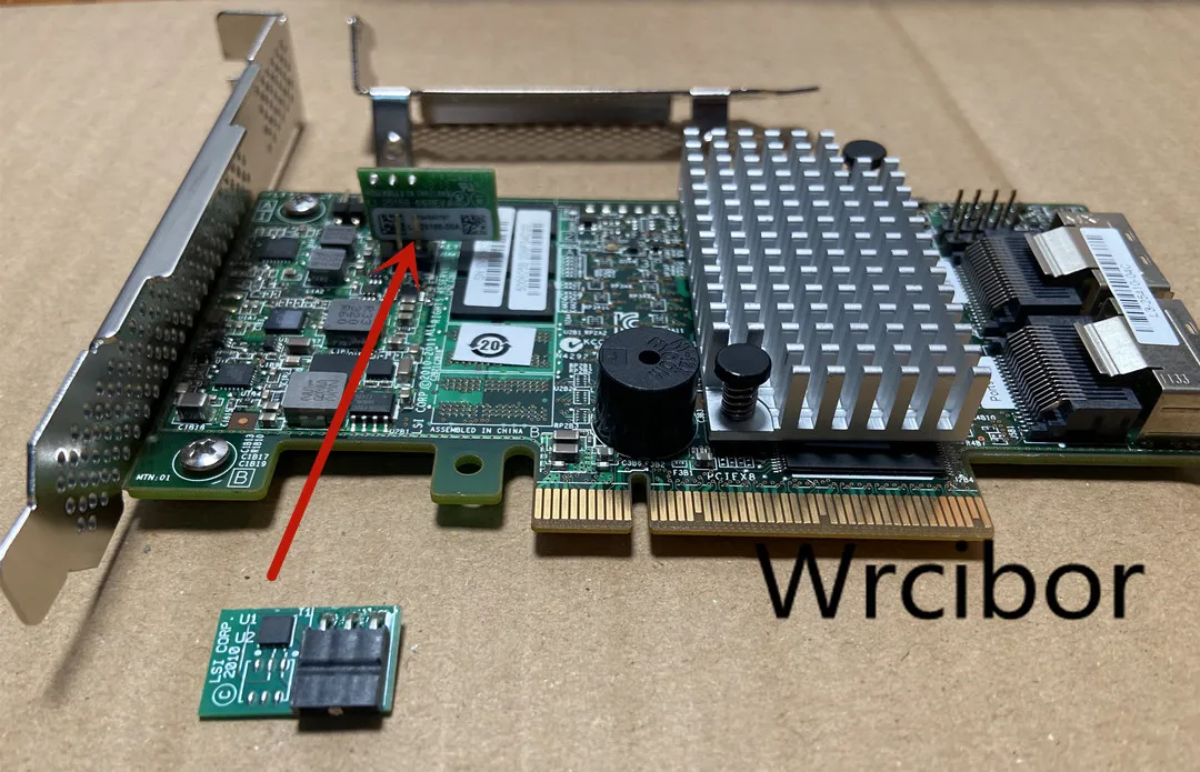 Pci-e 3.0 Portas 512m Gbps Sata Sas Suporte Chave Riser Cards Cabo 8087 Lsi-92678i - Imagem 2