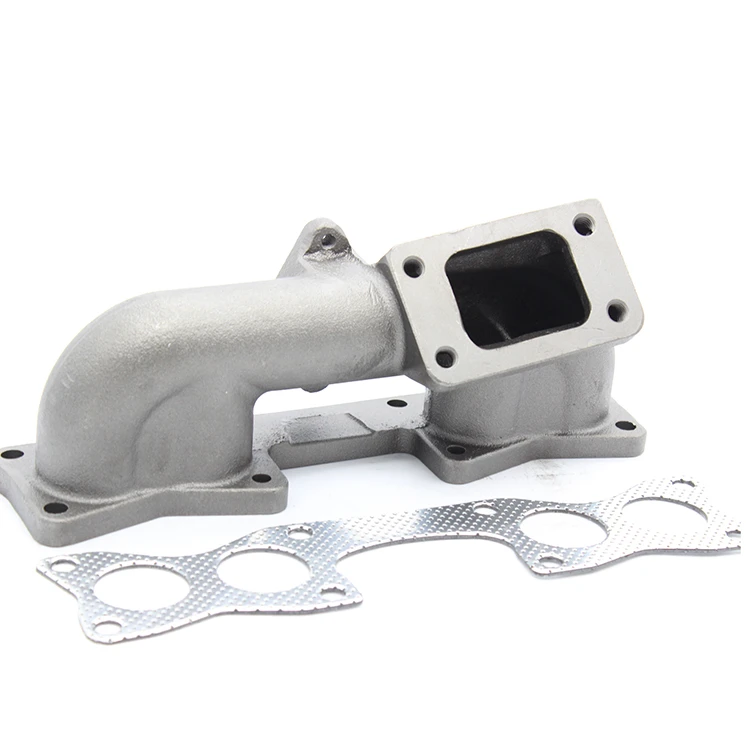 Cast Iron Top Mount Turbo Manifold T3 Single Cam For Nissan 8990