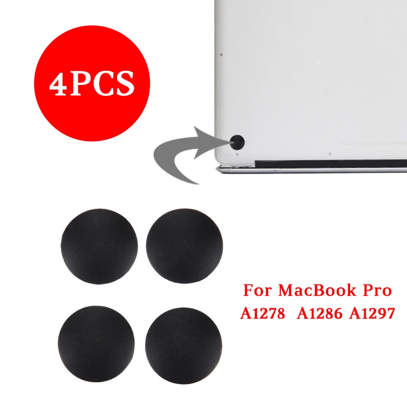 

4Pcs/set For Macbook Pro Laptop Rubber Feet Leg Bottom Case Cover Kit Back Case Mat Feet Base for Macbook Pro A1278 A1286 A1297