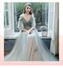 New Dreamy Bridesmaid Dress Tulle Long Mismatched Appliques Floor Length Sexy Prom Party Gown Vestidos De Fiesta De Noche ► Photo 3/5