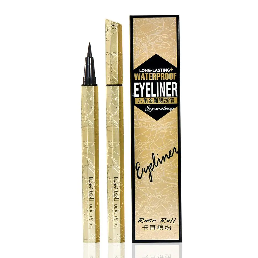 New Magic Self-adhesive Eyeliner Pen Glue-free Magnetic-free for False Eyelashes Waterproof No Blooming Eye Liner Pencil | Красота и