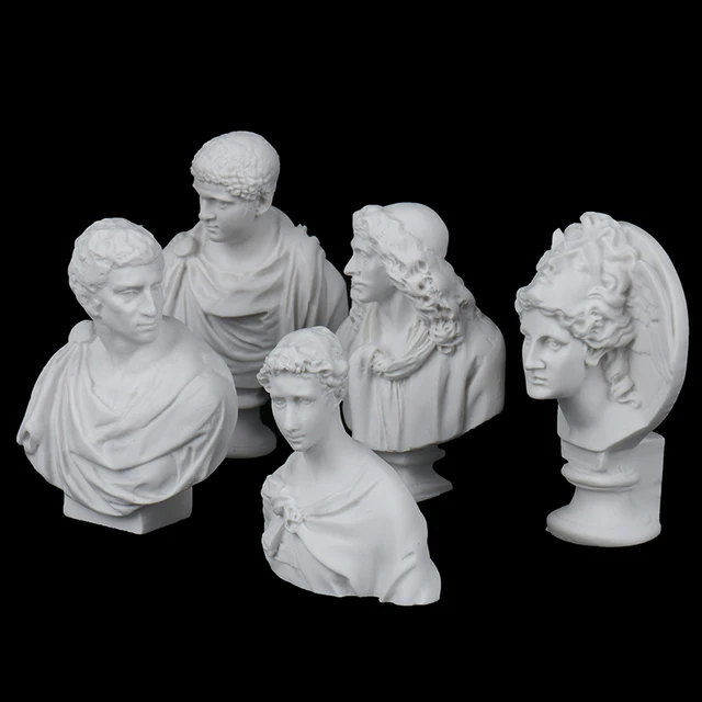 1PC Creative New Resin Statue Home Decor European Figurine Sculpture Modern Art Character Model Kids Toys Gift Dollhouse Decor 3