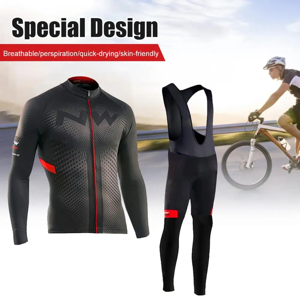 

Cycling Jersey Set Northwave Nw Spring Summer Cycling Long Sleeves Clothing Breathable Mountain Bicycle Wear Clothes