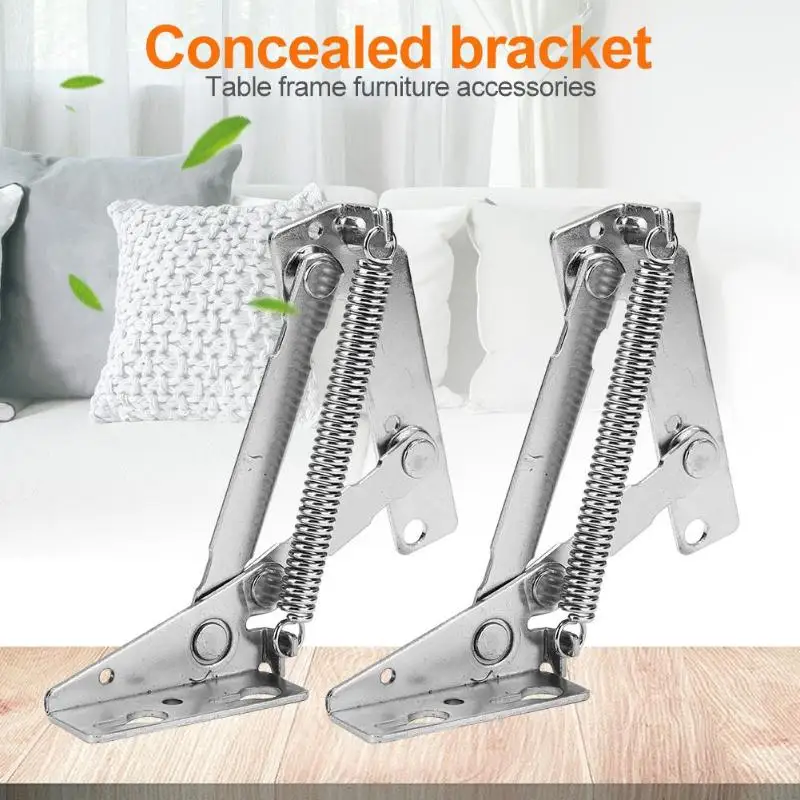 

2pcs 80 Degree Folding Spring Hinge Anti-rust and Anti-corrosion Cabinet Hinge Furniture Hardware Accessories 130x50x25mm