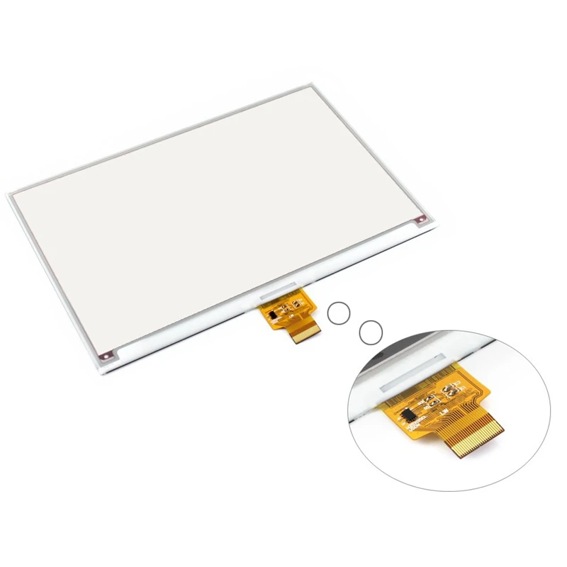 Waveshare 7,5 дюймовый E-Ink Raw дисплей 640X384 E-paper Красный черный и белый трехцветный дисплей, SPI интерфейс, без PCB