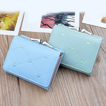 

Woman's Wallet New Fashion Women Wallets Short Style Multi-functional wallet Purse Fresh Leather Female Clutch Card Holder