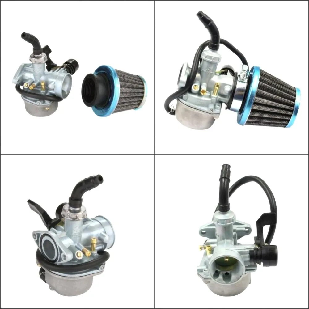 Универсальный воздушный фильтр Впускной индукционный комплект Carb 125cc ATV Dirt Bike Go Kart карбюратор воздушный фильтр очиститель для внедорожного мотоцикла