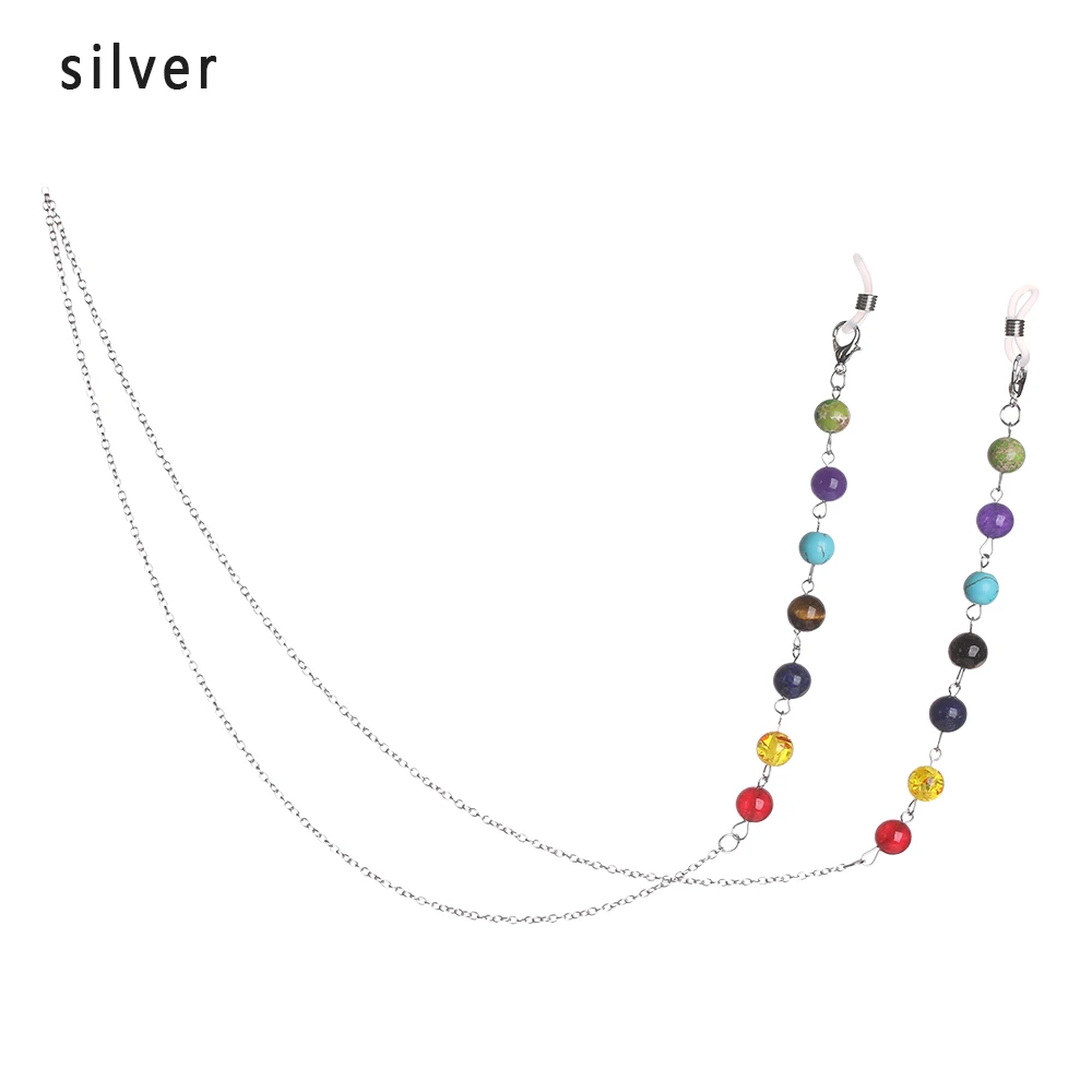 70cm silver B Размеры: 70/75 90 см Акриловые цепочка для солнцезащитных очков женские очки для чтения цепочка для очков Регулируемый концы для телефона, держатель для телефона фиксатор шейный ремешок веревка - Цвет: 70cm silver B