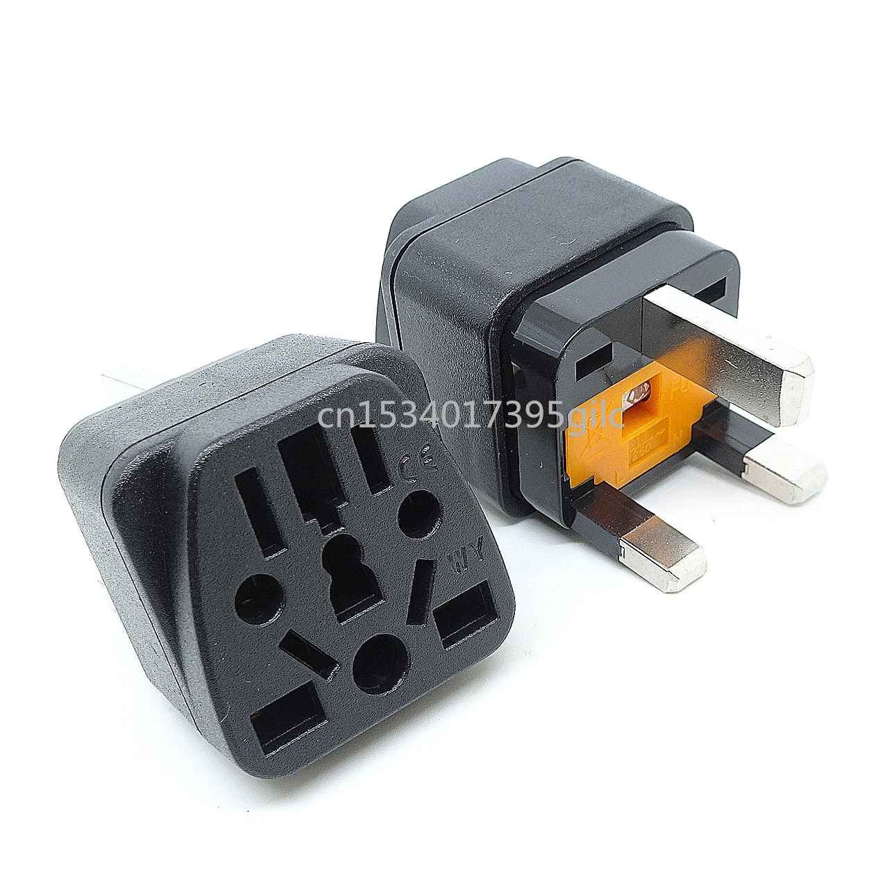 British Standard to Universal Hole Socket Adapter Hong Kong Macau Singapore 13A Travel Portable