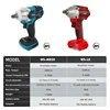 WOSAI Brushless Electric Impact Wrench Rechargeable 1/2 inch Cordless Wrench Power Tools Compatible for Makita 18V Battery ► Photo 2/6