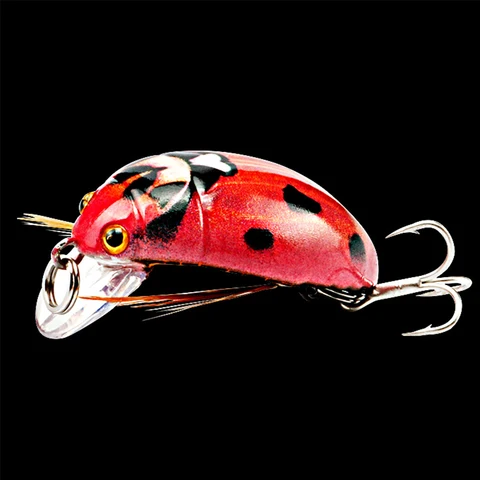 38mm/4.1g Fishing Tackle Cicada Bait Fishing Lure Insect Bug Lure Sea Beetle Crank Floating Wobblers For Bass Carp Fishing
