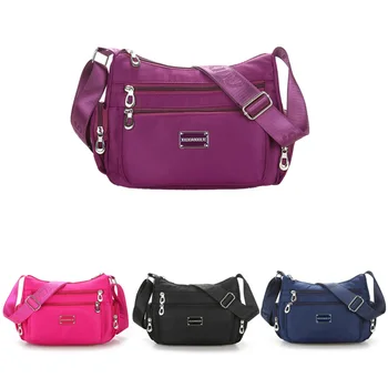 

Women Handbag Multi-Functional Bag Women's Shoulder Bag High Quality Durable Waterproof Light Nylon Fabric Messenger Bag Female