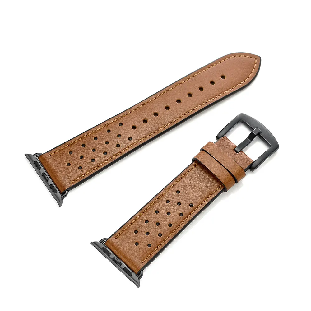 KISSCASE ретро кожаный ремешок для apple watch 4 3 2 1 42 мм 38 мм деловые ремешки для Nike+ apple watch 4 3 40 мм 44 мм браслет