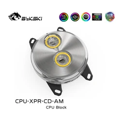 Bykski – bloc d'eau de refroidissement de processeur, pour AMD Ryzen3/5/7/thread rippe RGB/RBW PC CPU XPR CD AM 