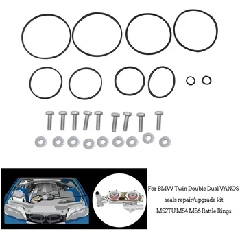 

1Set New Twin Double Dual Vanos Seals Repair Upgrade Kit 621-126006 For M52Tu M54 M56 Viton Ptfe 11361440142