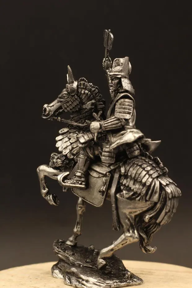 1:30 масштаб 60 мм оловянный Металл Японский известный Самурай Toyotomi хидеёши воюющие Штаты Статуэтка фигурка статического солдата Модель