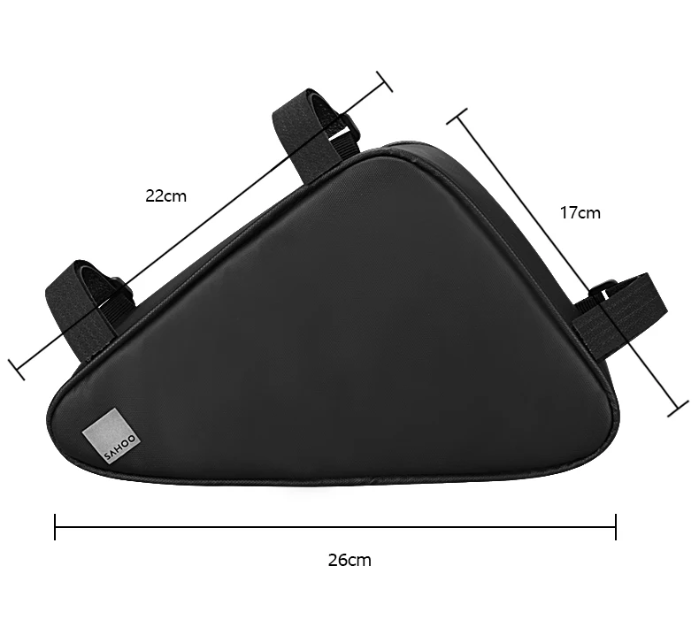 Sahoo Mountain Water Resistant Bike Cycling Bicycle Front Frame Tope Tube Triangle Bag Storage Pack Pannier Pouch