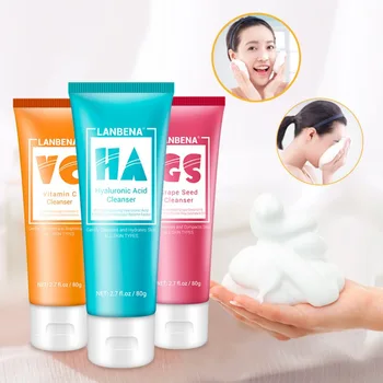 

Hydrating Oil-control Remove Blackheads Shrinking Pores Acid Facial Cleanser Nourishing Cleanser Foam Moisturizing Face Wash