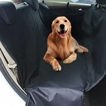 

Kennel dog harness waterproof back pet dog car seat cover pad with safety belt hammock protector new