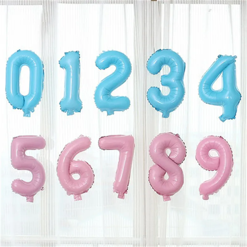 Воздушные шары из фольги в виде цифр 16 дюймов|party supplies|foil balloonsparty balloons |
