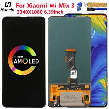 

AMOLED Display For Xiaomi Mi Mix 3 LCD Display Touch Screen Digitizer Assembly Tested Display For Mi Mix 3 Screen Replacement