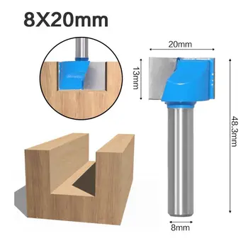 

2020 New 5pcs/set 8mm Shank Cleaning Bottom Engraving Solid Carbide Router Bit Woodwork