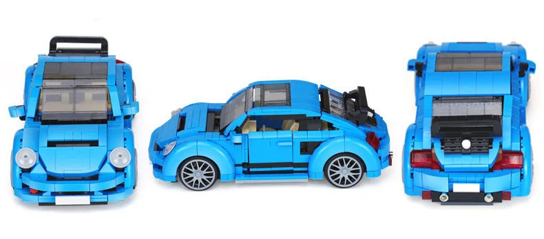 XINGBAO XB-03015 Volkswagenn Beatlee автомобильные строительные блоки Совместимые технологии спортивный автомобиль сборные Кирпичи Модель подарок игрушки подарки