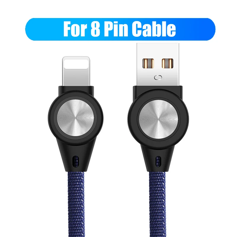 Blue For 8 Pin 3 в 1 взаимный обмен данными между компьютером и периферийными устройствами USB кабель для мобильных телефонов Micro Тип usb C 8 Pin Зарядное устройство кабель для передачи данных для iPhone XS XR X зарядный кабель Micro USB Зарядное устройство Шнур - Цвет: Blue For 8 Pin