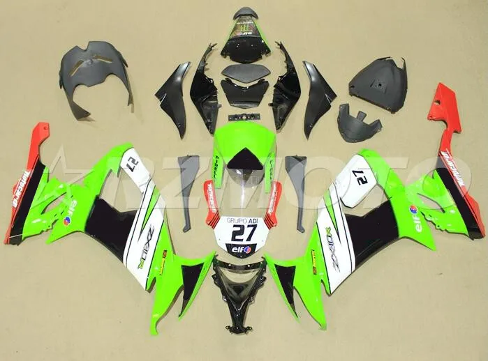 4 подарки Лидер продаж ABS полный комплект обтекателей подходит для Kawasaki Ninja ZX-10R ZX10R 2008 2009 2010 08 09, набор из 10 27