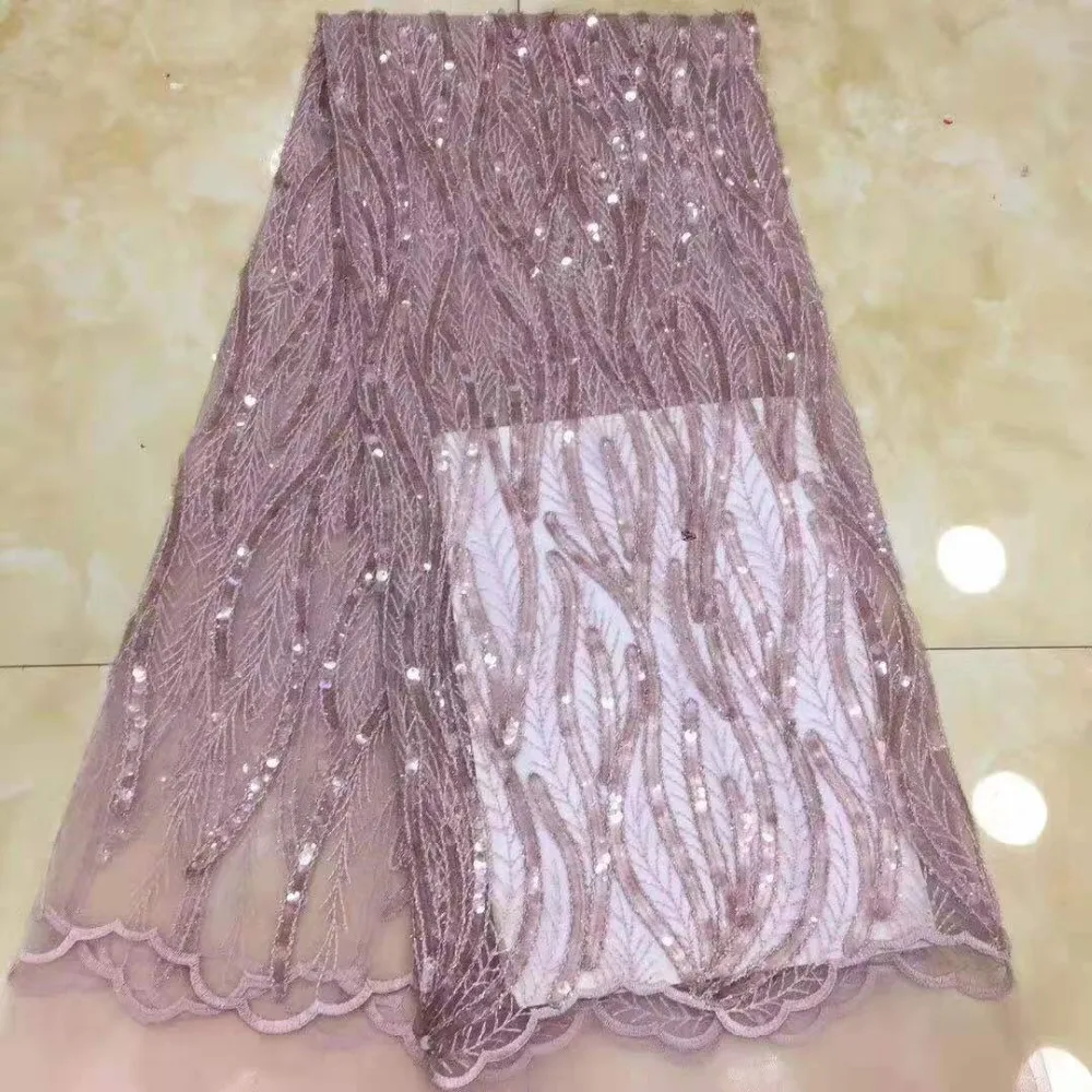 2020 African  french Laces cord lace cotton lace Nigerian 3D Guipure  High-quality  African French Net Lace Fabric (1)