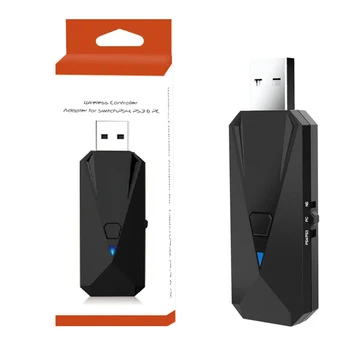 

USB Wireless Bluetooth+wired Gamepad Adapter Converter For Nintend Switch Joy-Con/pro/ps4/ps3/pc/wi Iu/xboxone/s/360 Controller