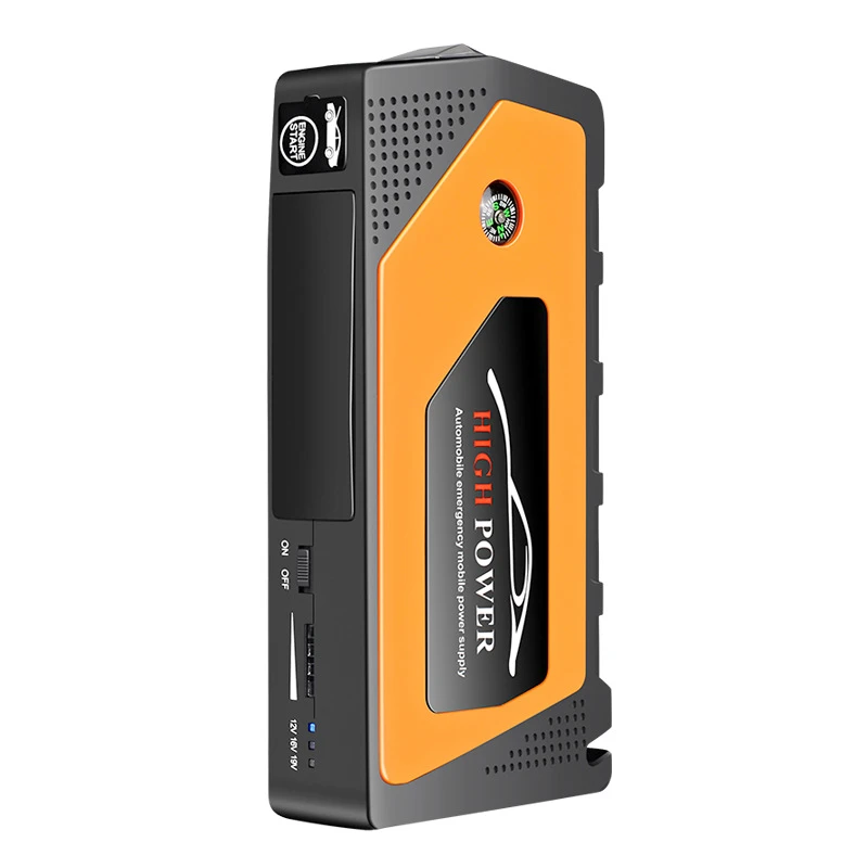  Portable Car Jump Starter, Car Emergency Start Power with Power  Bank and LED Light, 18000mAh Auto Starter Booster Power Pack with 2 USB  QC3.0 24W and 1 Type-c PD 60W 
