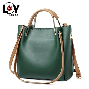 

Fashion Pu Leather Ladies Handbags High Capacity Luxury Crossbody Bag Famous Brand Designer Shopping Spft Women's Messenger Bag