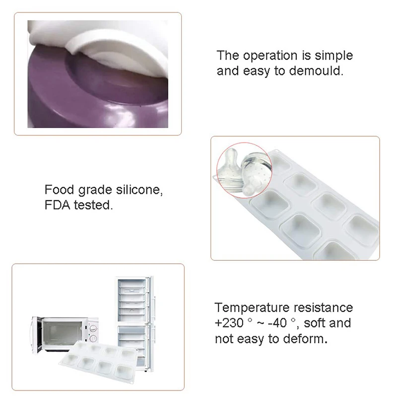 8 полостей квадратный драгоценный камень силиконовая форма для шоколада