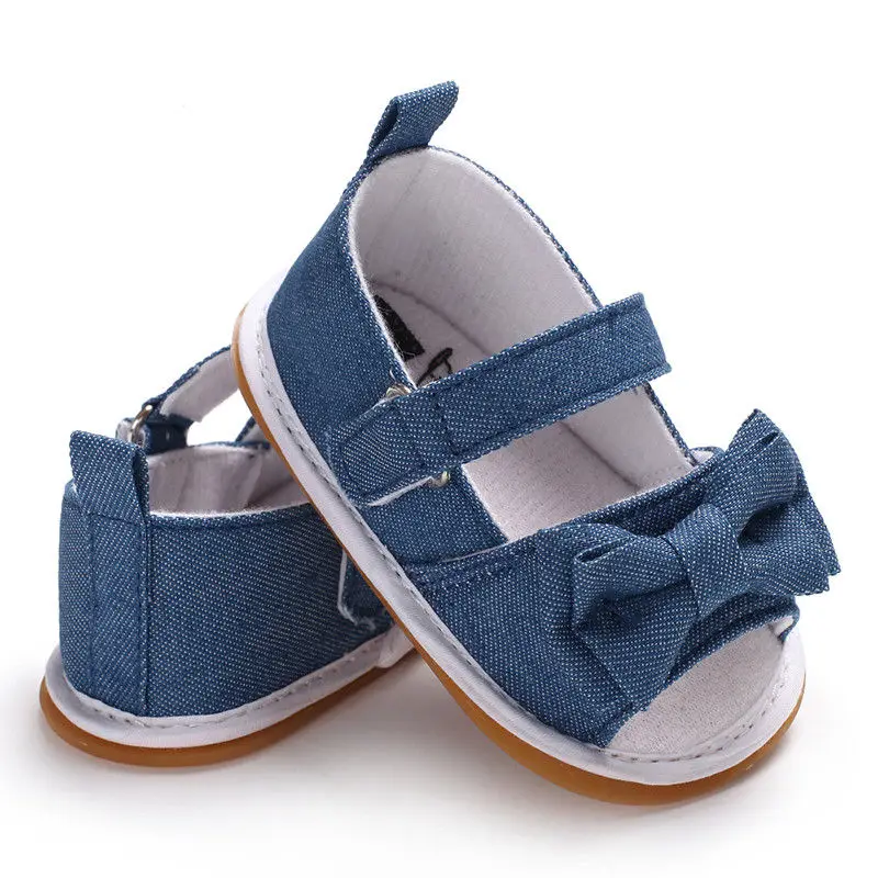Летняя Нескользящая прогулочная обувь с мягкой подошвой для маленьких девочек - Цвет: A