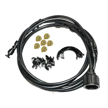 

Water Misting Cooling System Kit Outdoor Garden Greenhouse park Plants Spray Hose Watering summer Sprinkler brass Nozzle