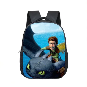 

12 Inch Dragon Kindergarten Infantile Small School Bags Bookbags Children Baby Toddler bag Kids Backpack