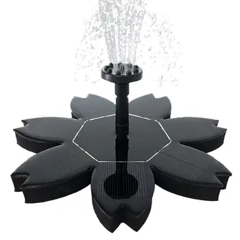 

Solar Powered Floating Fountain for Outdoor Bird Bath Garden Pool Pond Decor Flower Shape Fountain