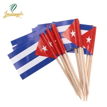 Мини Куба Бумажные палочки для еды ужин торт зубочистки кекс украшения фруктовые коктейльные палочки вечерние Топпер Палочки