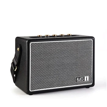 

HiFi Bluetooth Speaker 5.0 Portable Subwoofer Treble/Bass/Volume Adjustable Speaker Wireless Stereo Guitar Louderspeaker