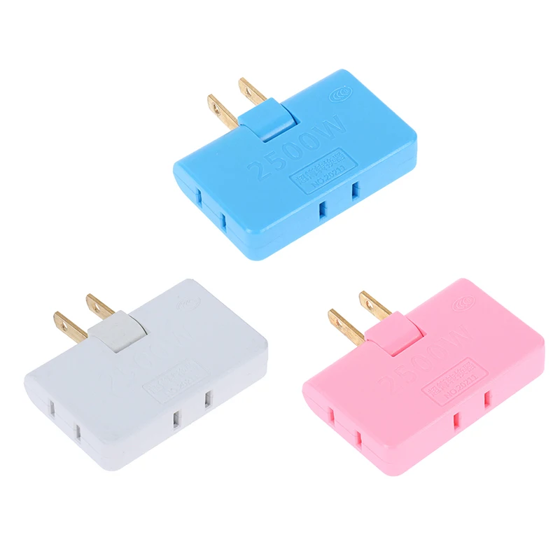 US Extension Plug 3In1 Adaptor 180 Degree Rotation Multi Slim Wireless Outlet Travel Adapter Light Socket | Обустройство дома
